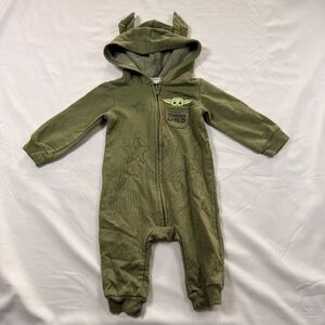 Star Wars Grogu Baby Yoda "Curious Child" Zip Up Jumper 3-6M